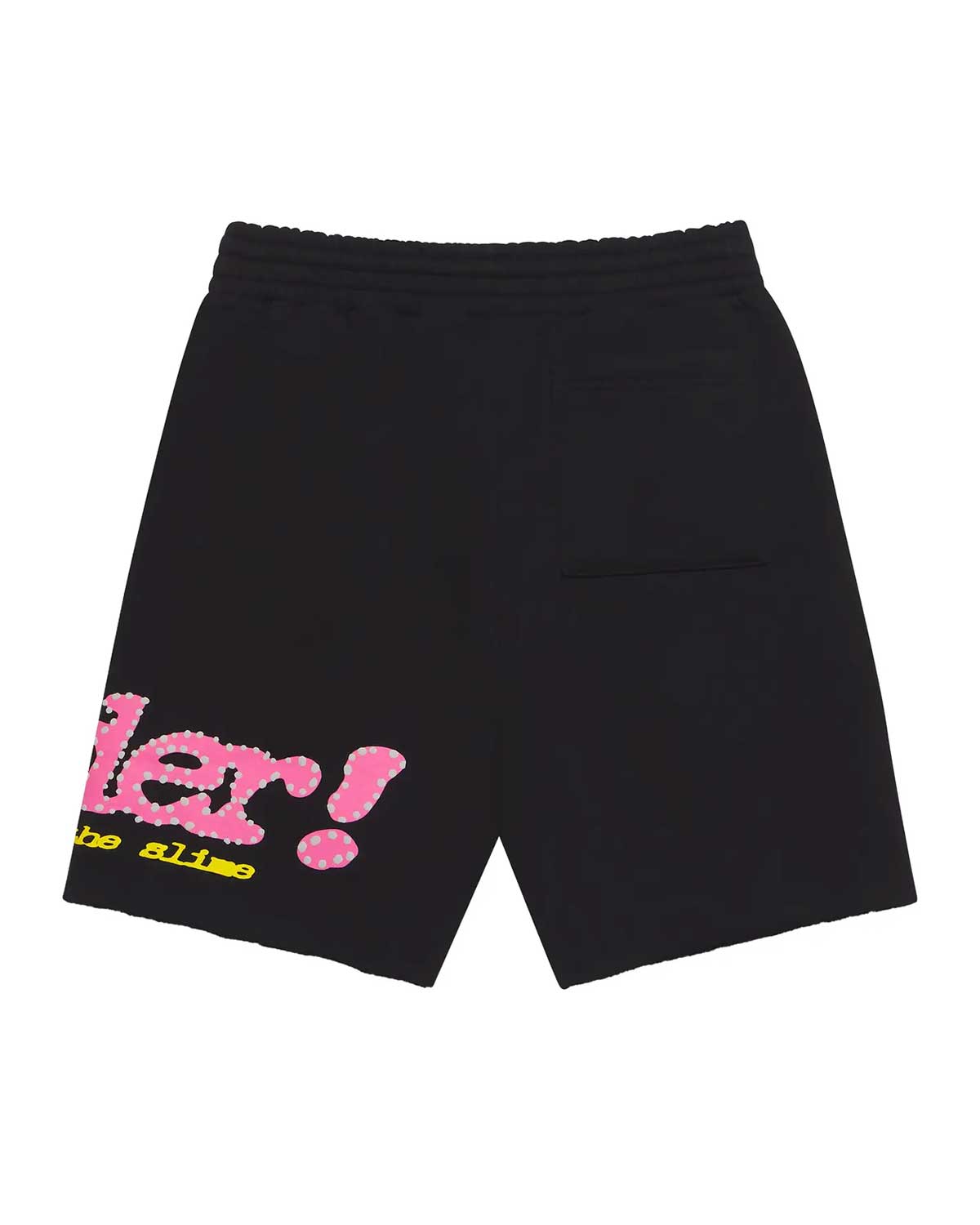 Sp5der P*nk V2 Sweatshorts Black