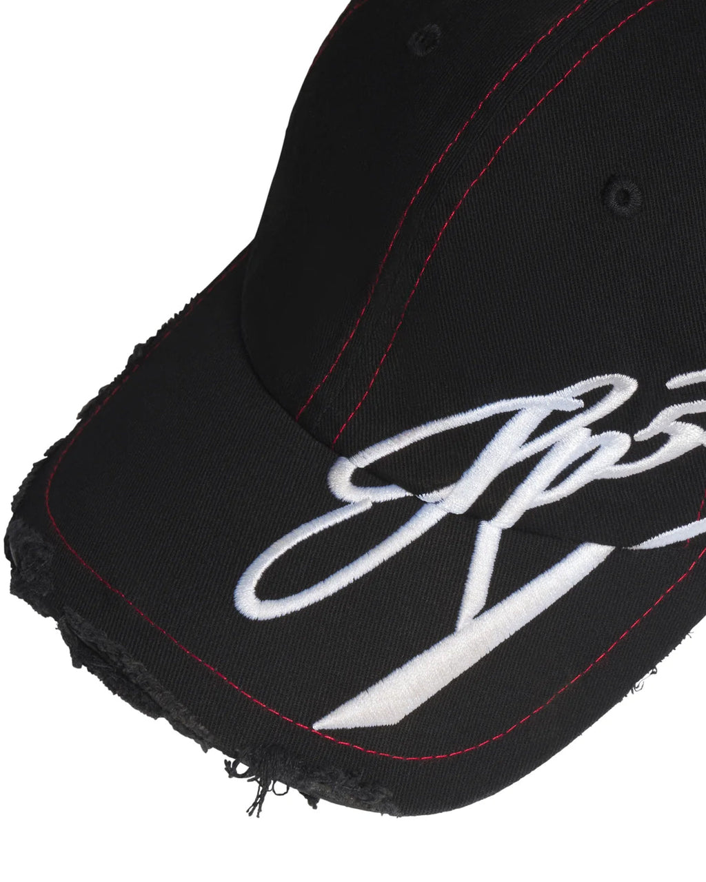 Sp5der SP5 Cursive Hat Black