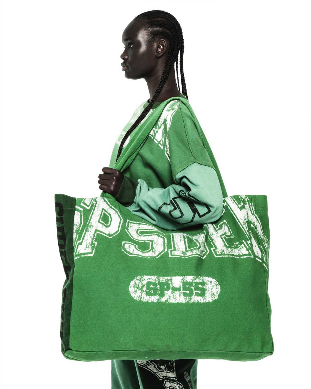 Sp5der Sp5 Jersey Tote Bag Kelly Green