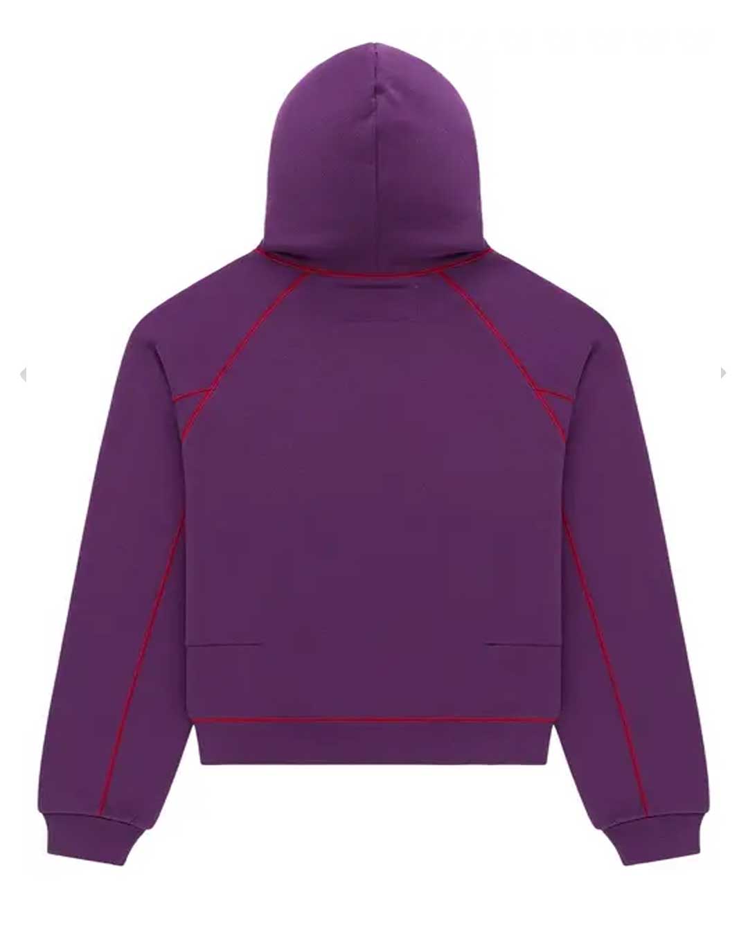 Sp5der Splat Collision Hoodie Purple