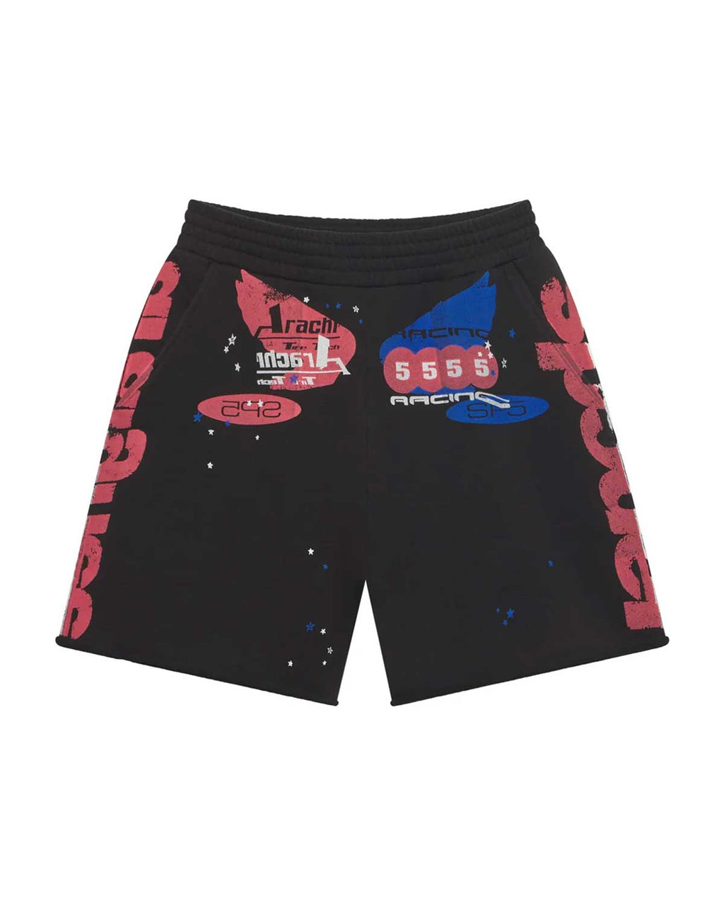 Sp5der Tire Tech Sweatshorts Black