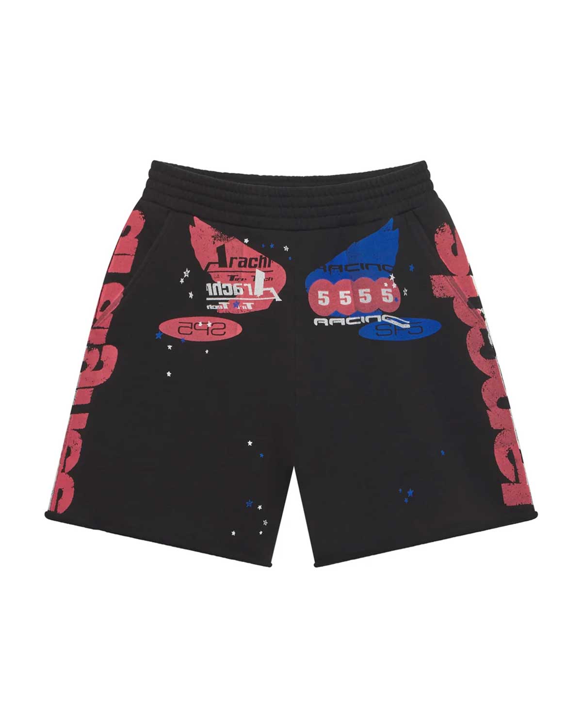 Sp5der Tire Tech Sweatshorts Black