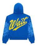 Sp5der Wait 5 Hoodie Blue