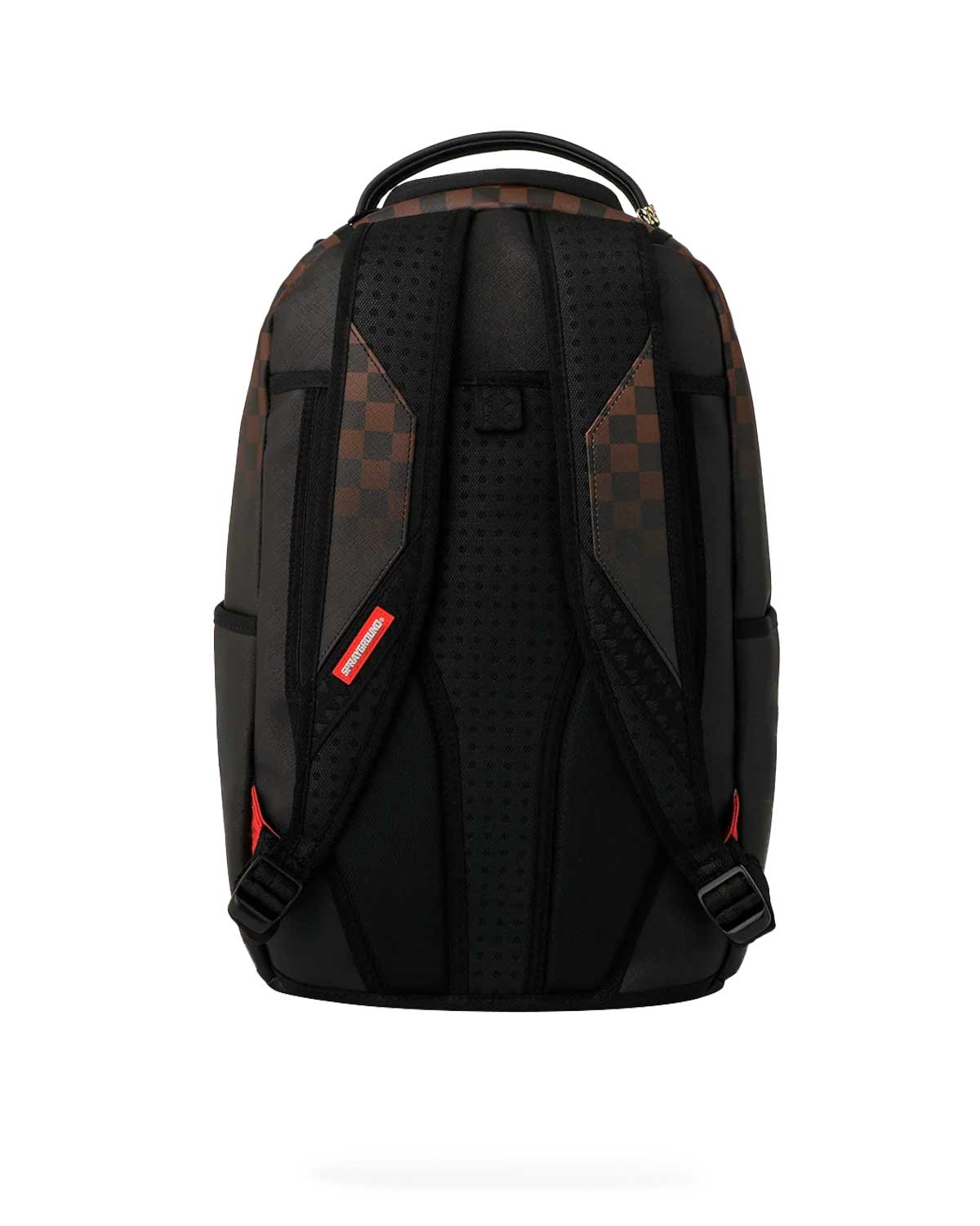 Sprayground Brown Check Ghost Drip Backpack