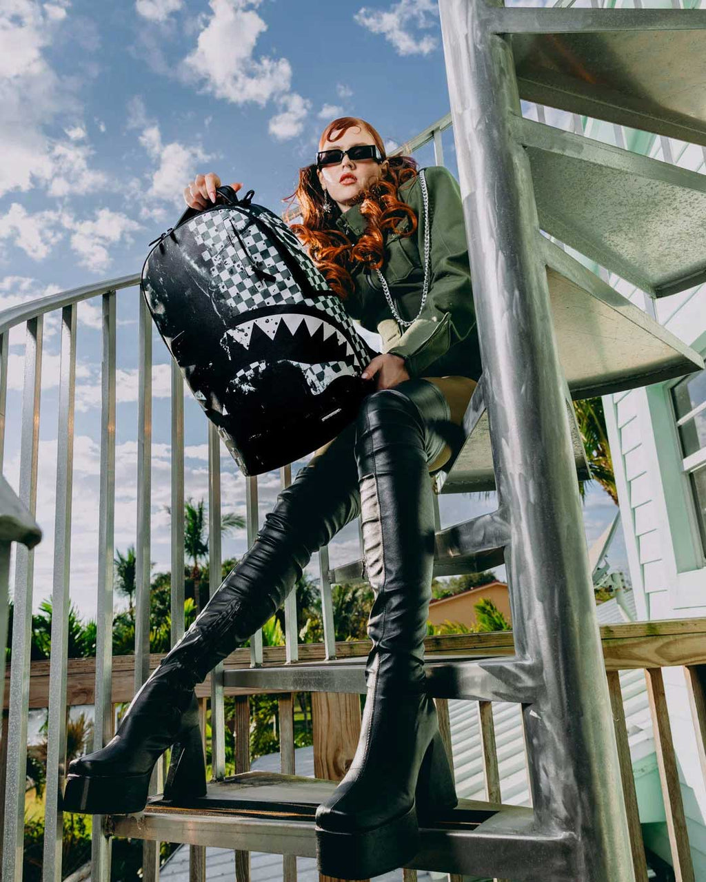 Sprayground Canvas Chaos Backpack