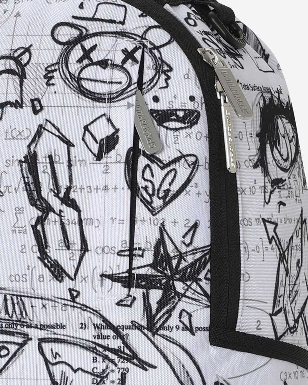 Sprayground Doodles Over Math Homework Backpack