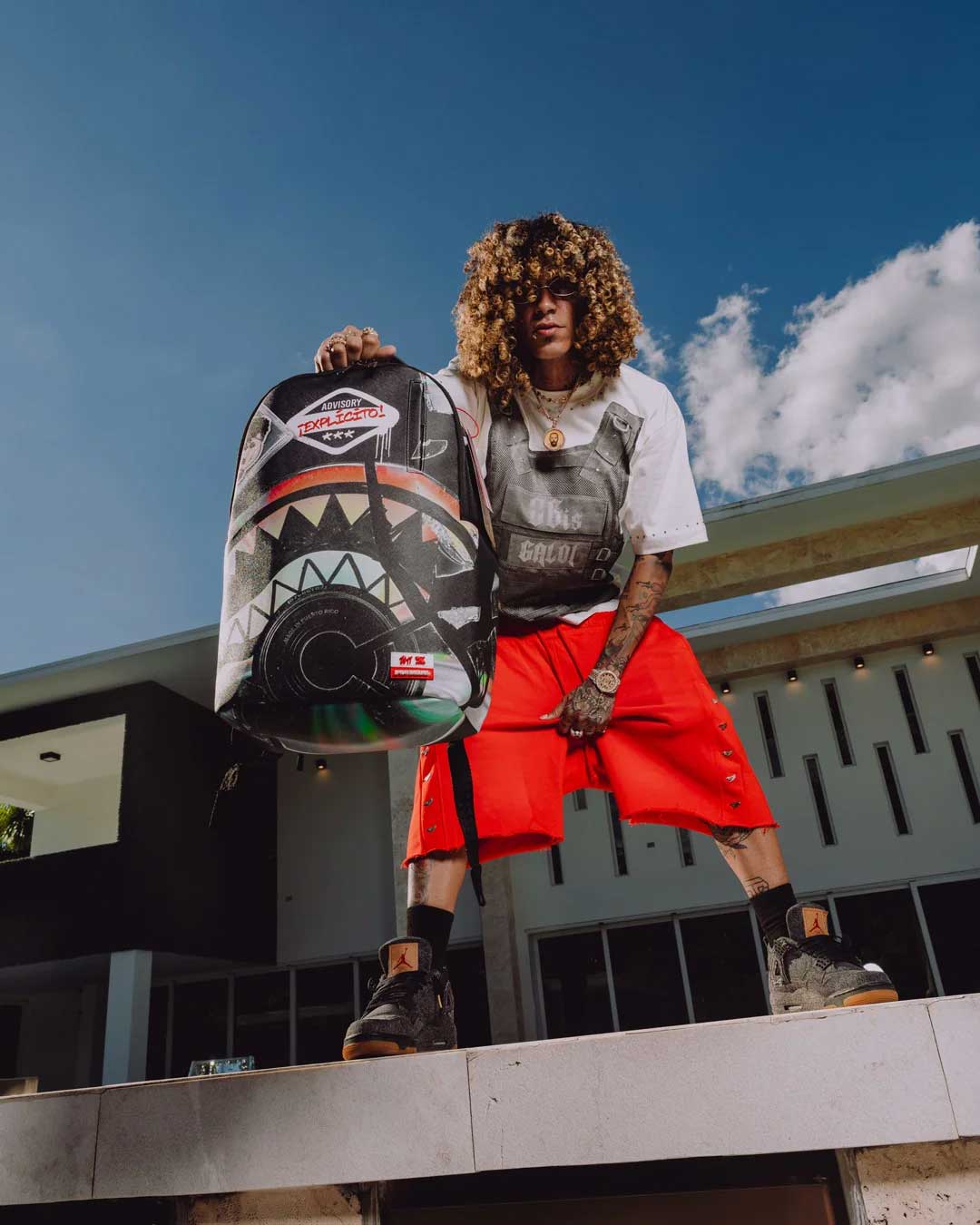 Sprayground Jon Z Burned Disc Backpack