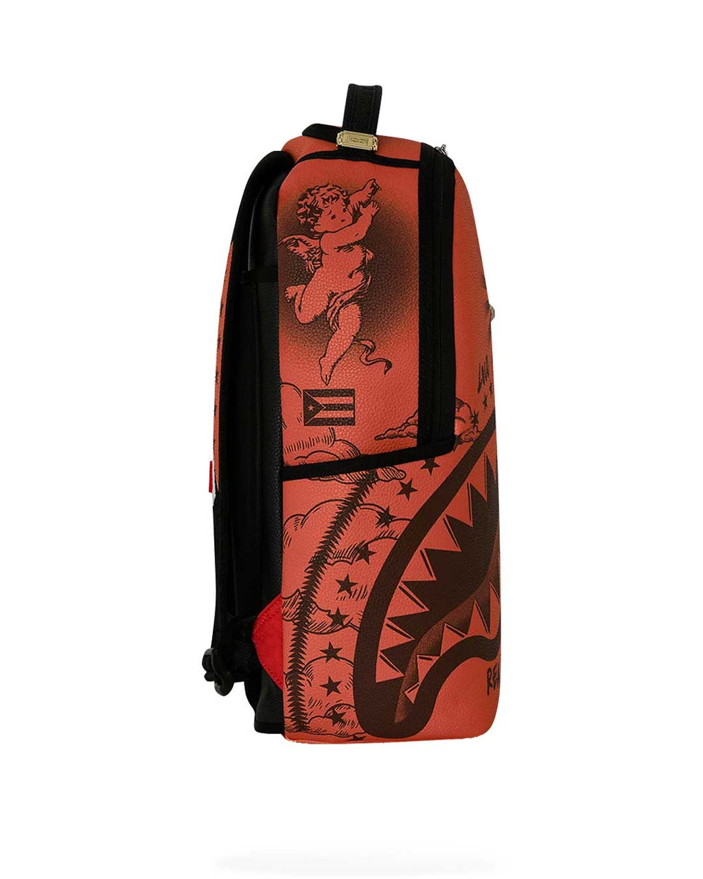Sprayground Jon Z Tattoos Backpack Red