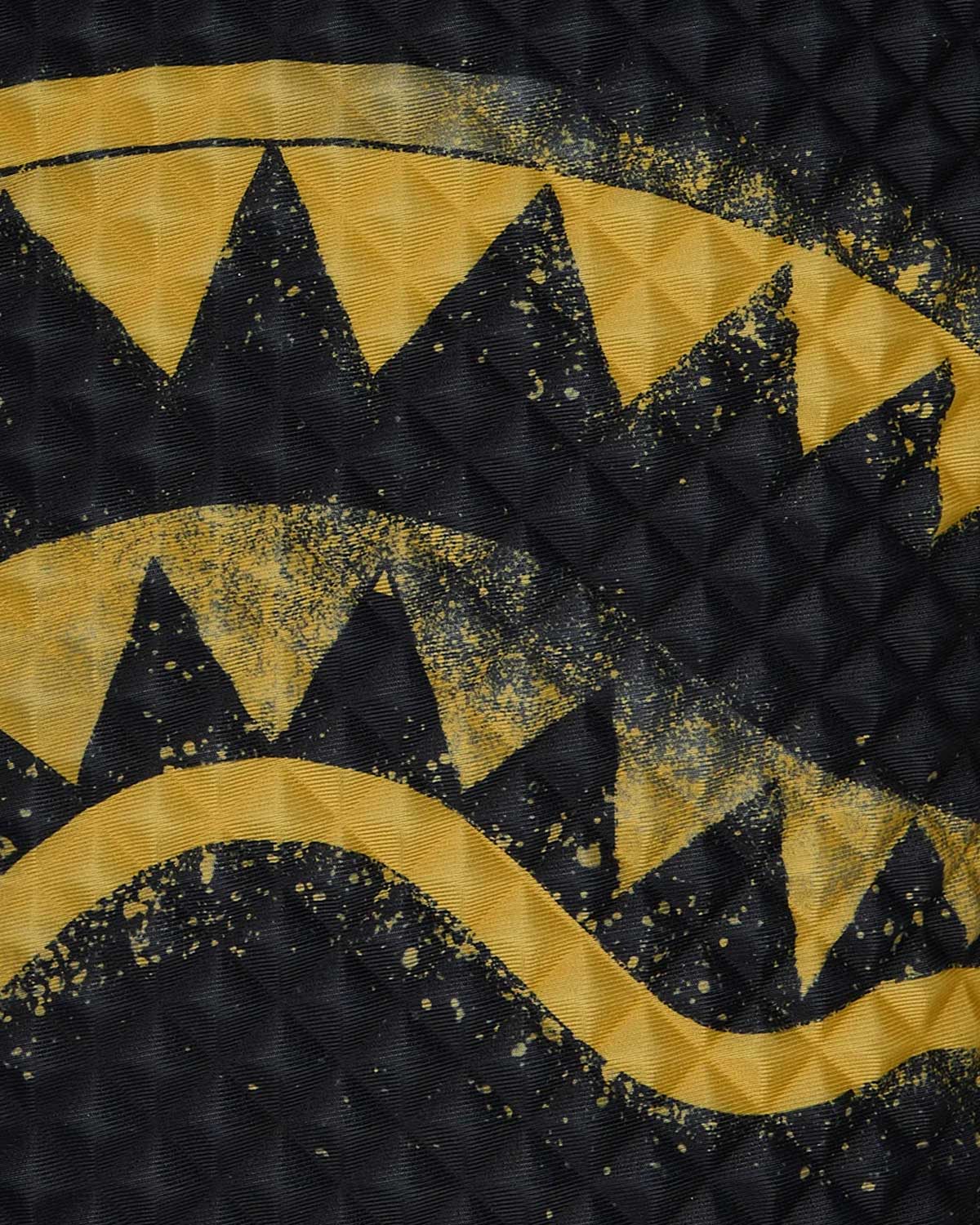 Sprayground Pyramid Stencil Shark Backpack Black