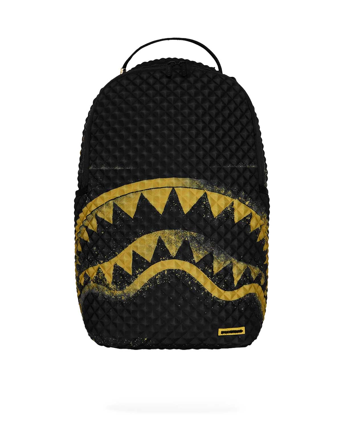 Sprayground Pyramid Stencil Shark Backpack Black