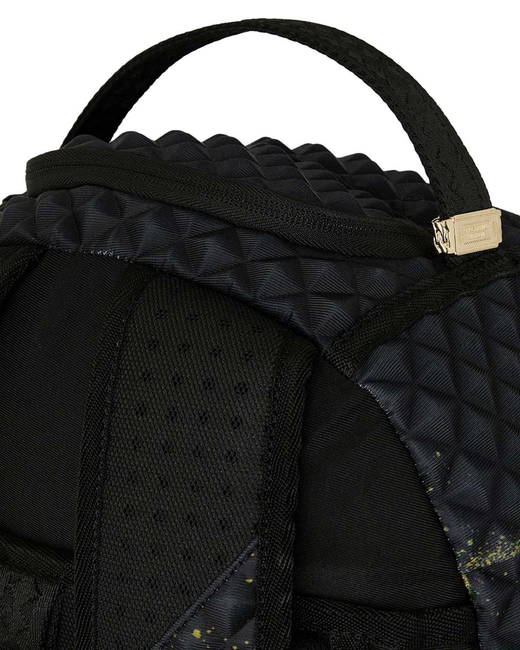 Sprayground Pyramid Stencil Shark Backpack Black