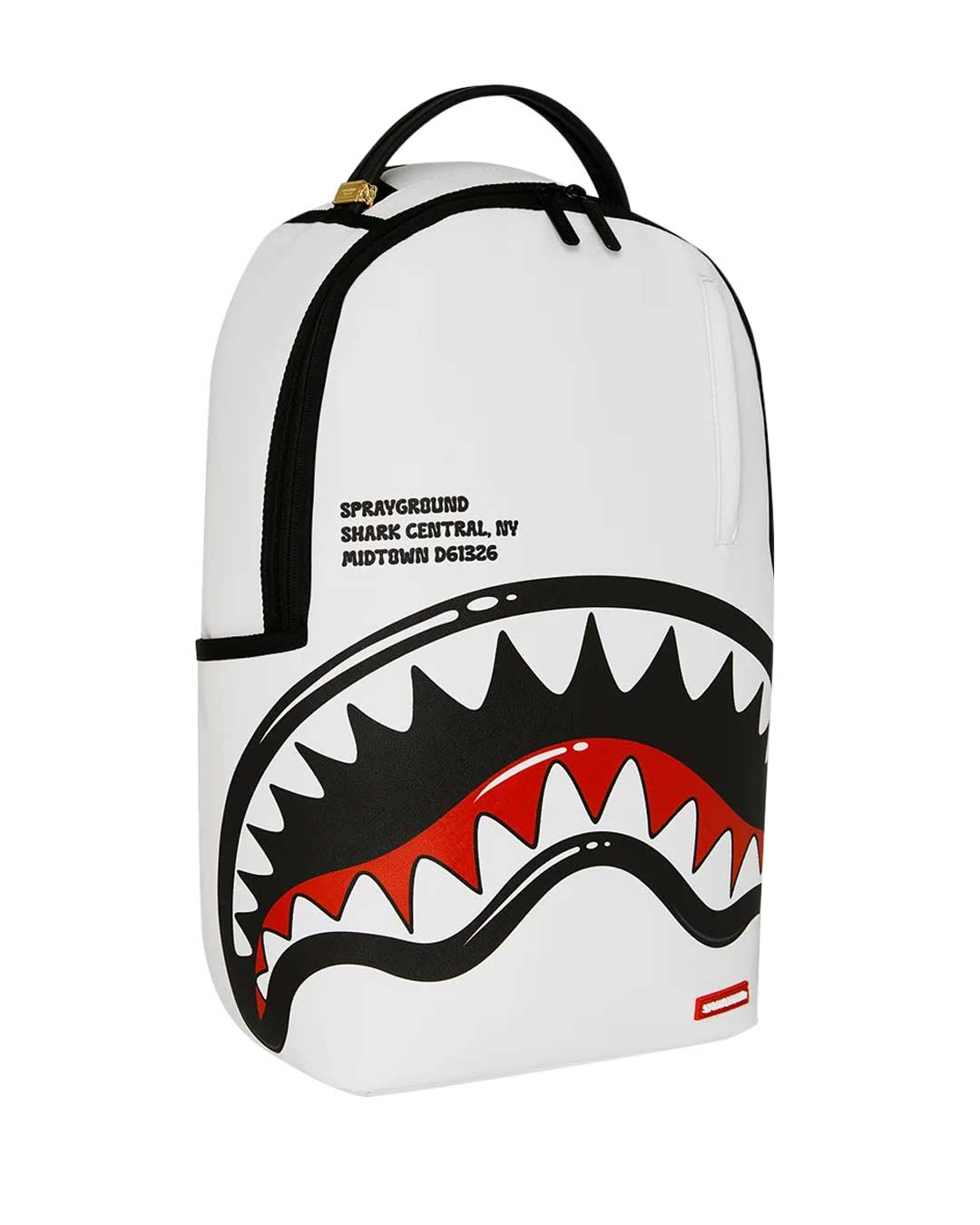 Sprayground Shark Central Bubbly White Backpack