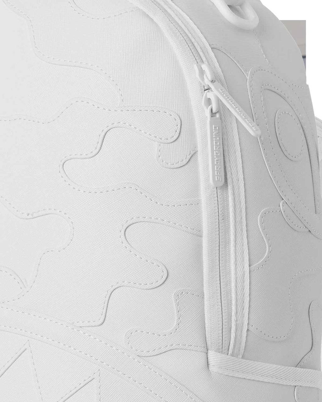 Sprayground Shark Central Camo Cut Shark White Backpack