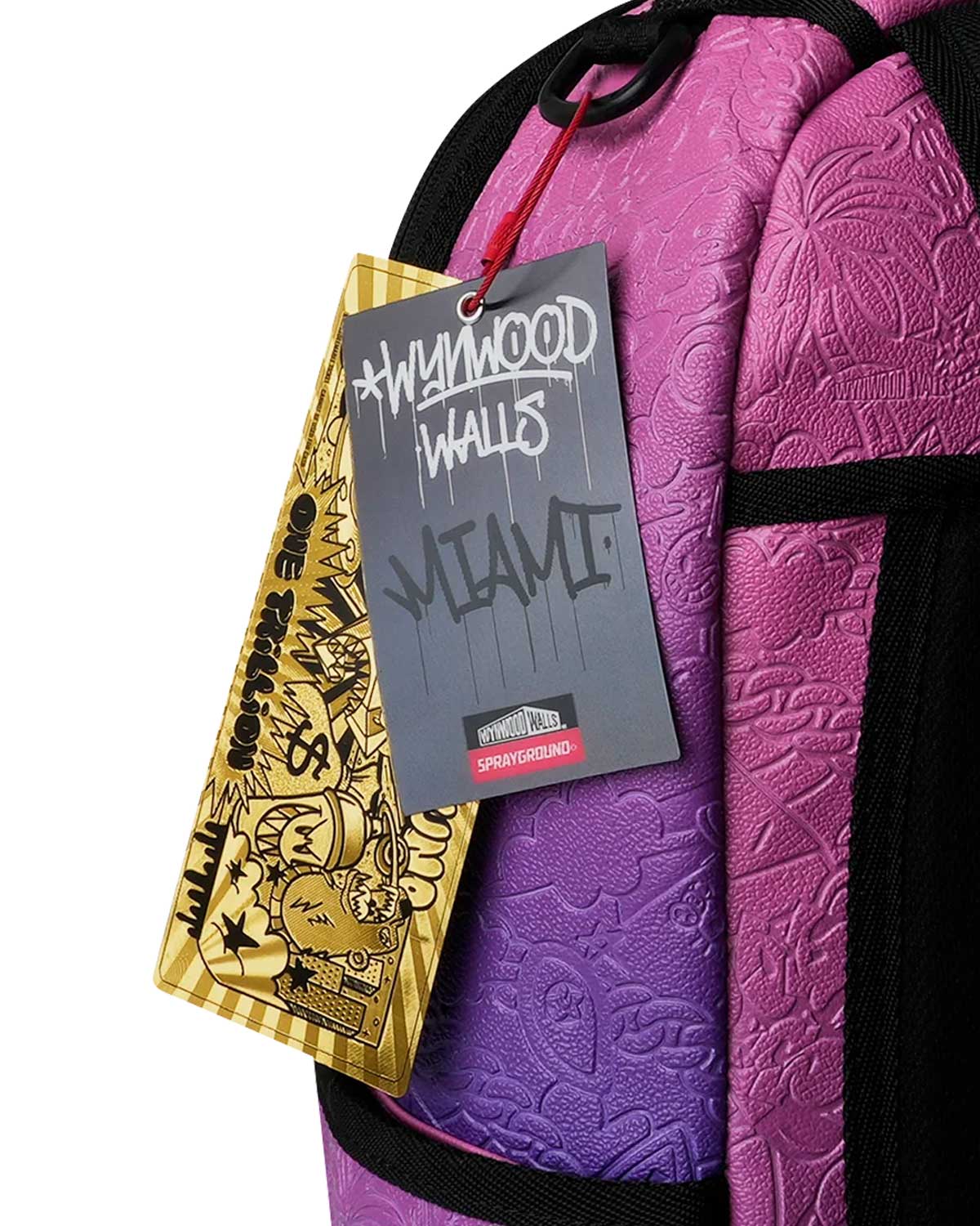 Sprayground Wynwood Walls Purple Doodle Emboss Backpack