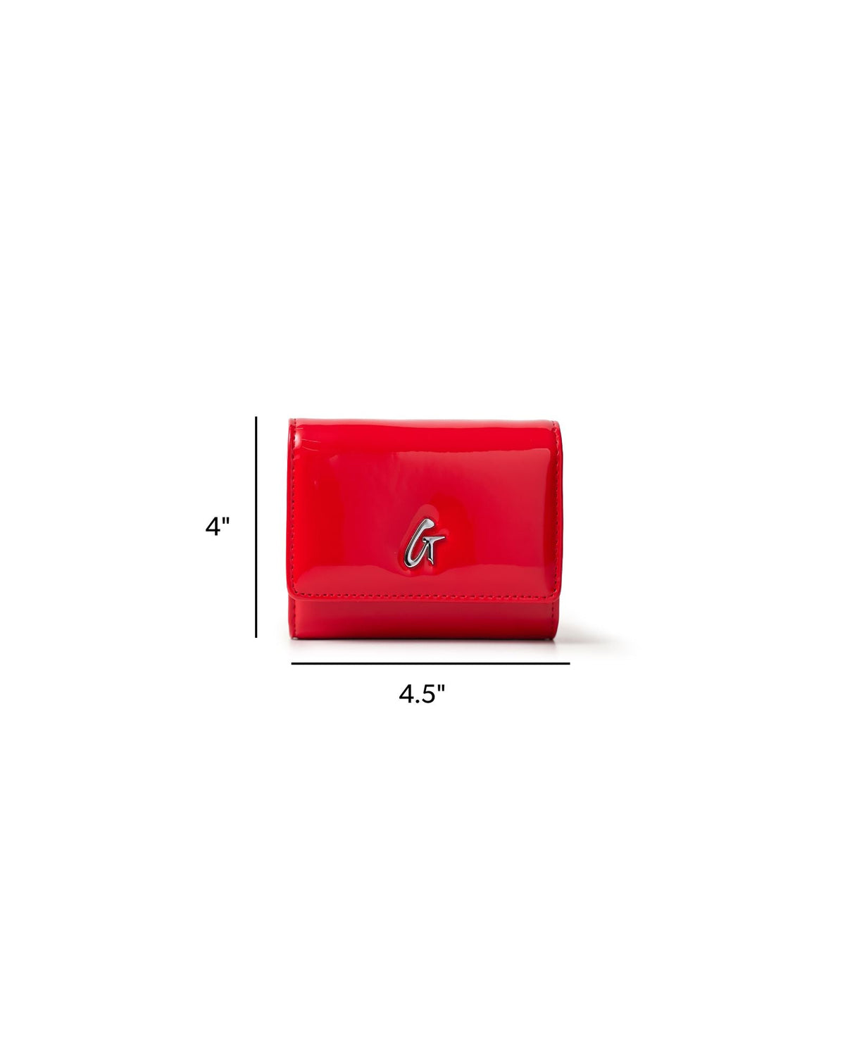 STANDARD SILVER COMPACT WOC - MIRROR RED
