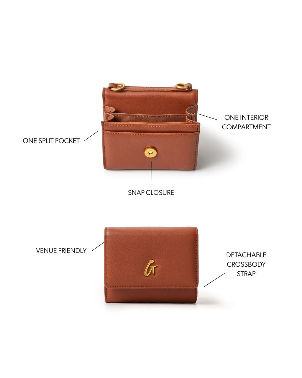 STANDARD GOLD COMPACT WOC - BROWN