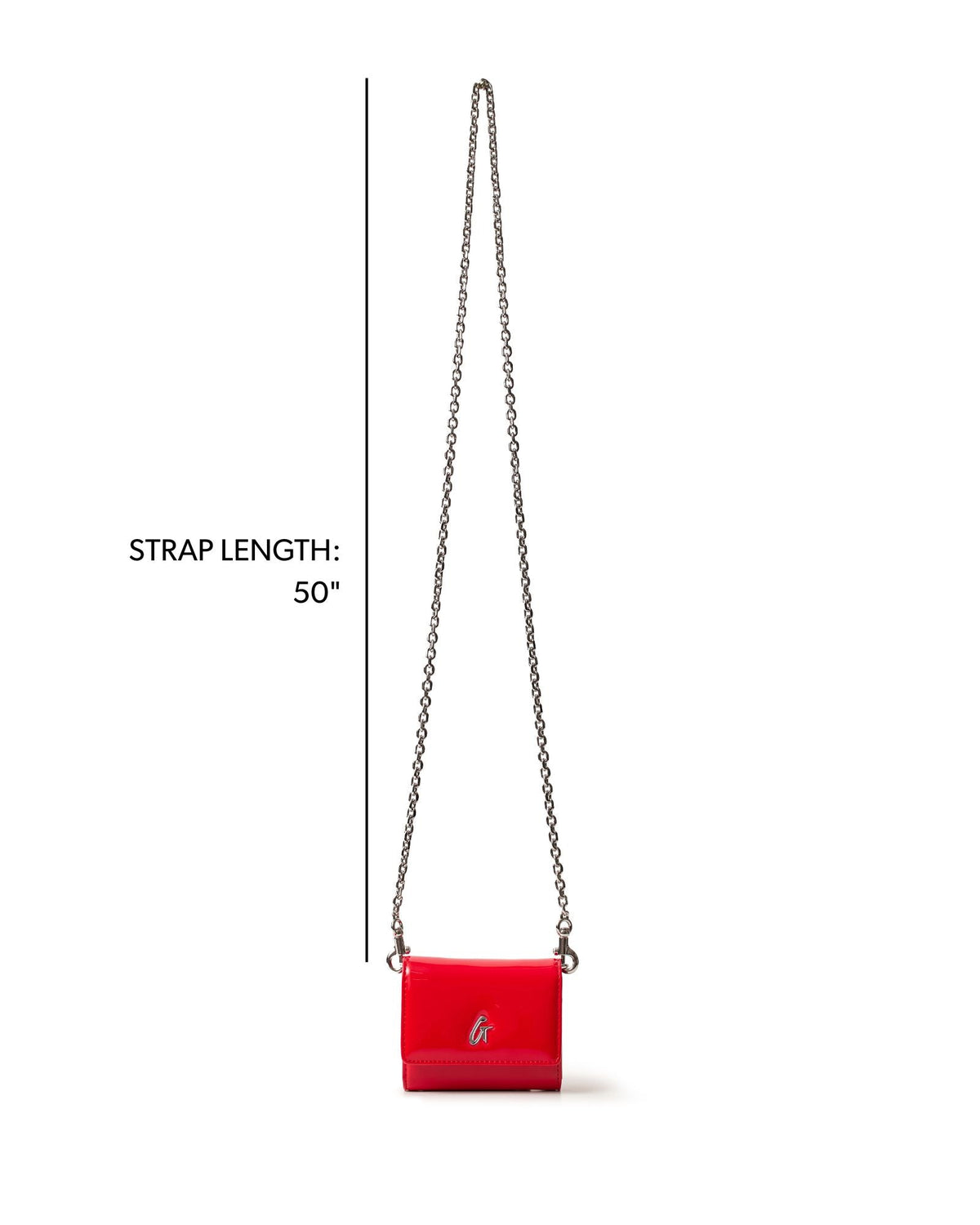 STANDARD SILVER COMPACT WOC - MIRROR RED