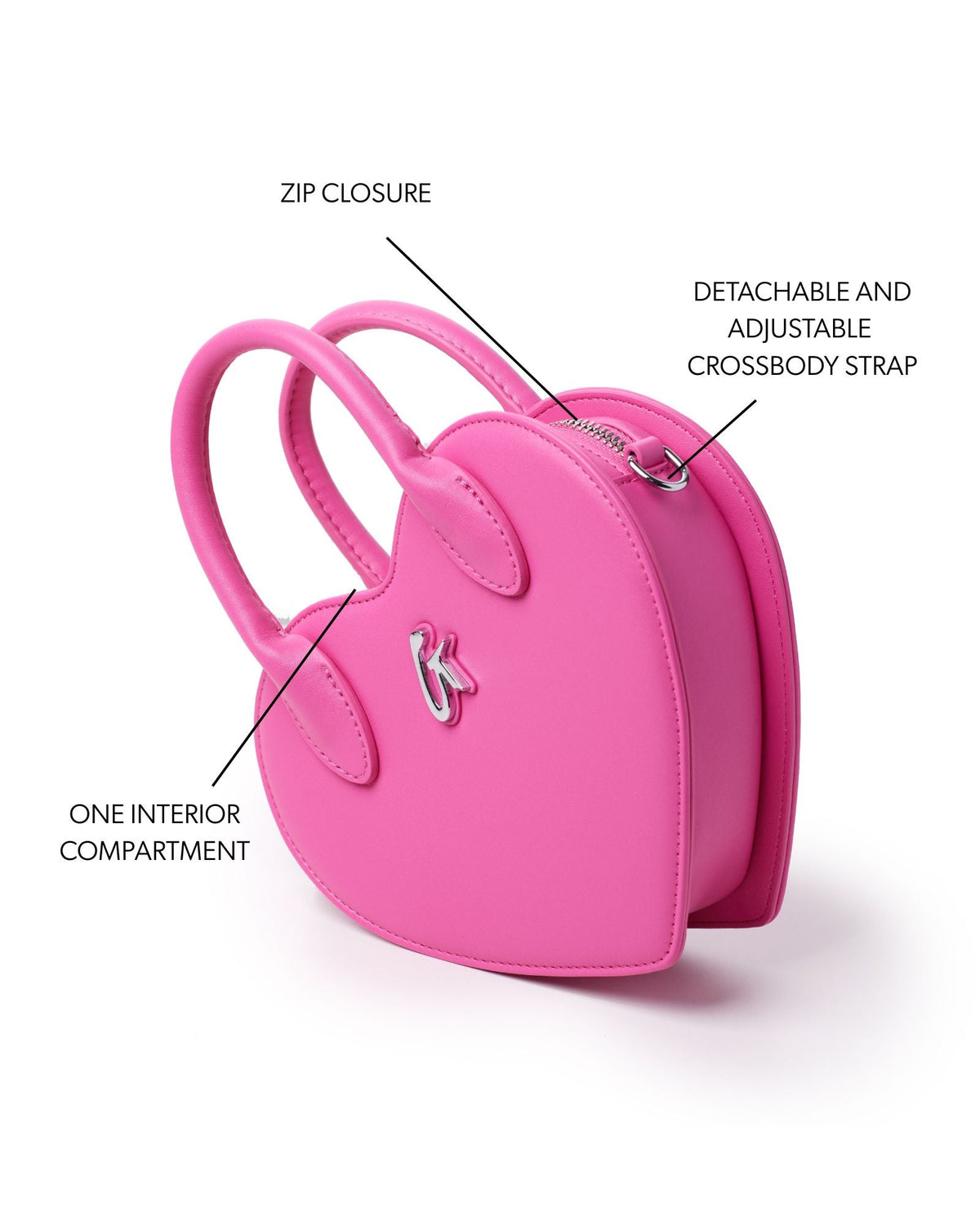 STANDARD HEART BAG - PINK