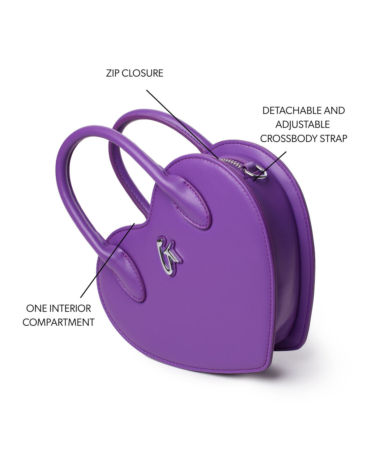 STANDARD HEART BAG - PURPLE