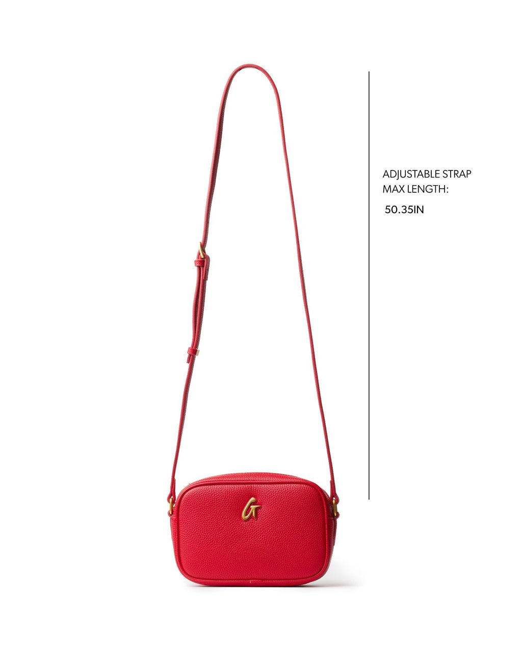 STANDARD PEBBLE CAMERA BAG - RED