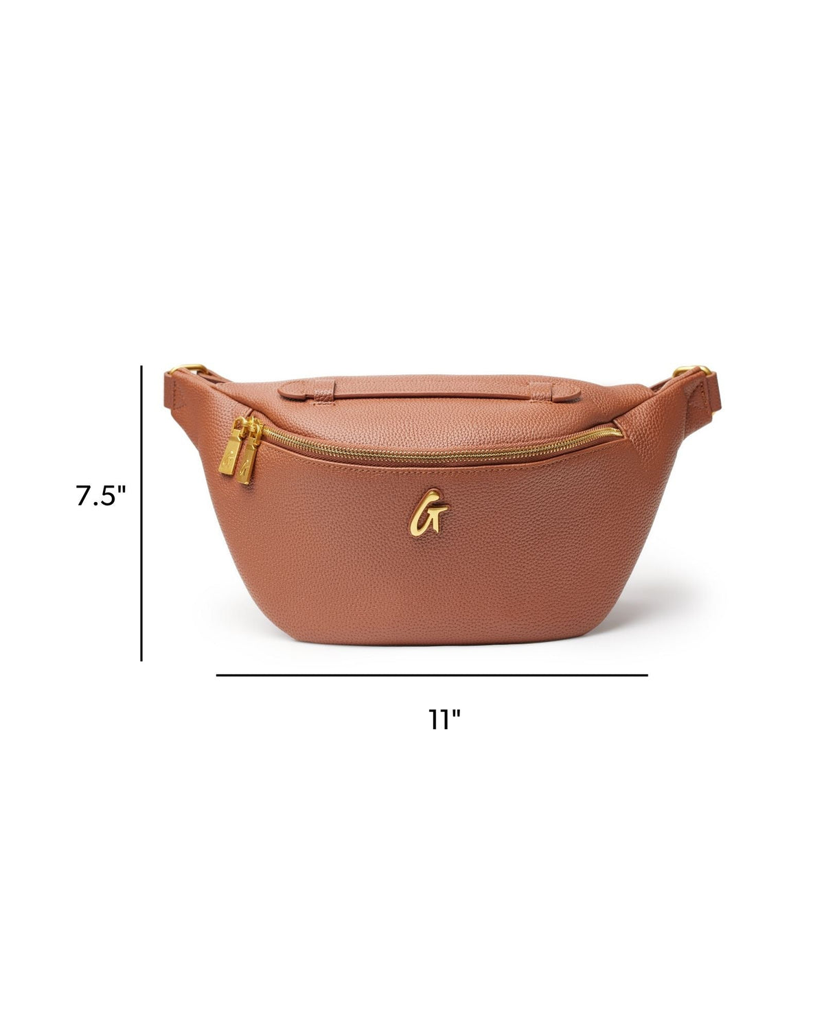 PEBBLE FANNY PACK - BROWN
