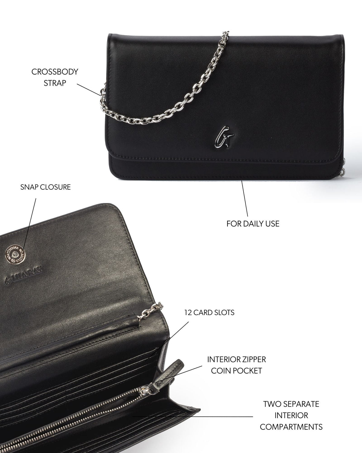 STANDARD SILVER WOC - BLACK