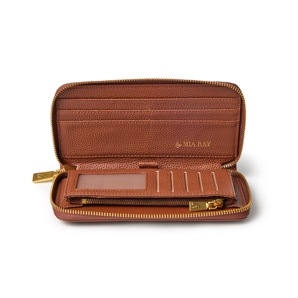 STANDARD PEBBLE WALLET - BROWN