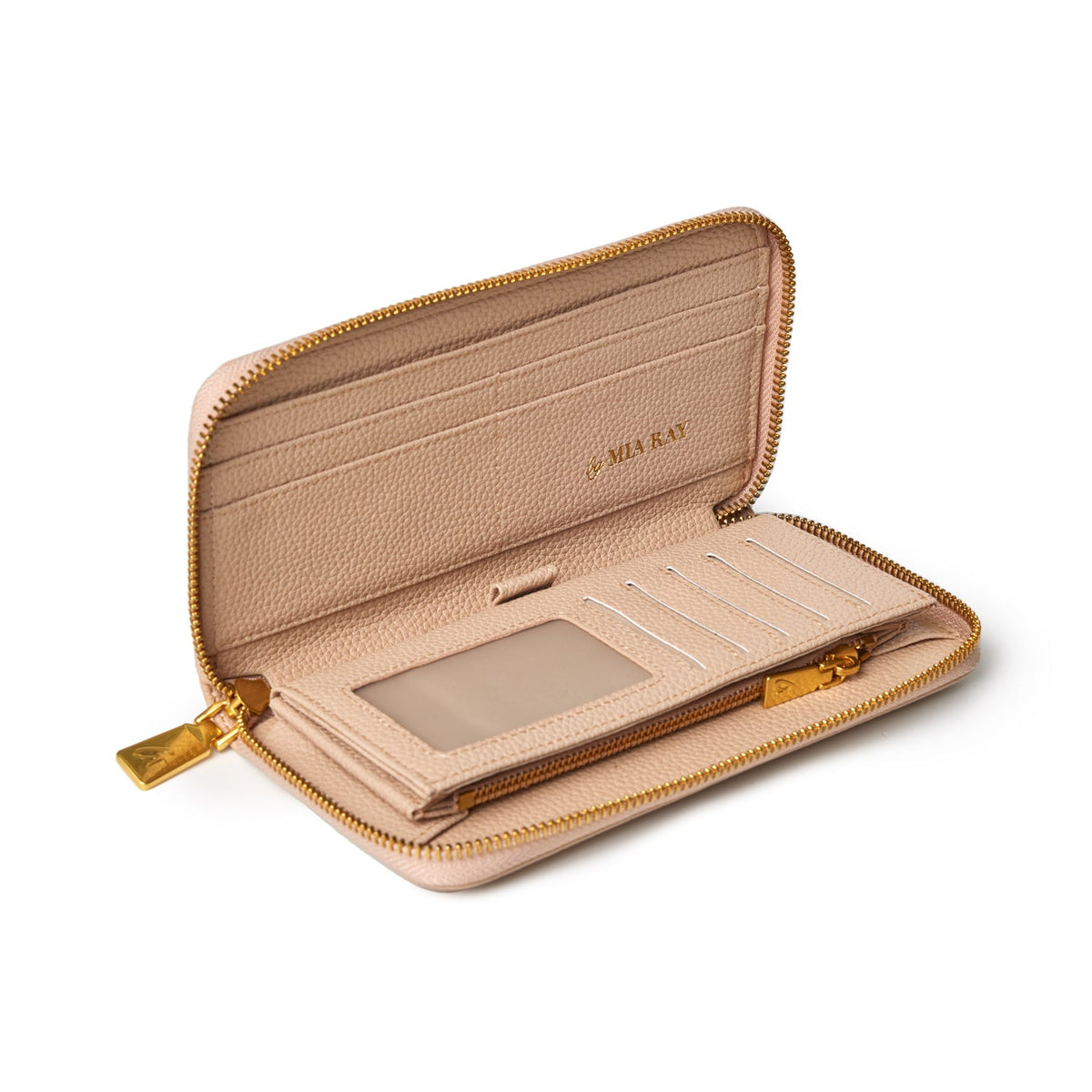 STANDARD PEBBLE WALLET - NUDE