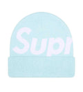 Supreme Big Logo Beanie Light Blue