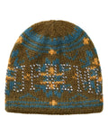 Supreme Far Isle Studded Beanie Olive Green