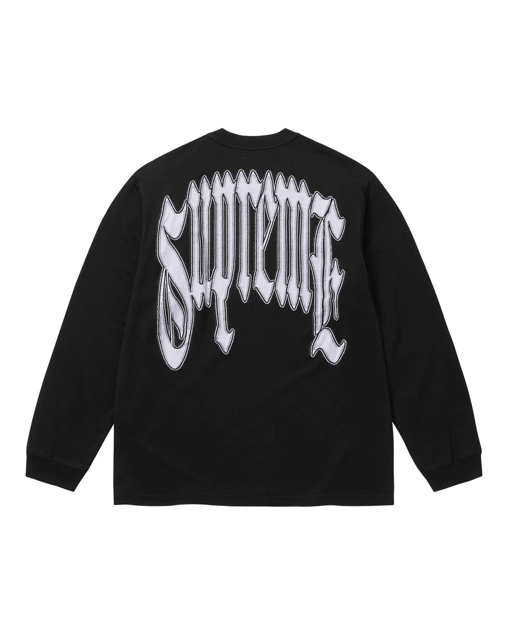 Supreme Intarsia L/S Tee Black