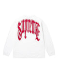 Supreme Intarsia L/S Tee White