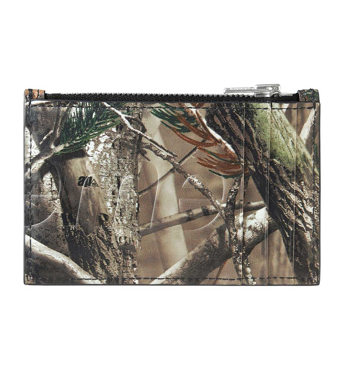 Supreme Leather Zip Card Holder Realtree Camo