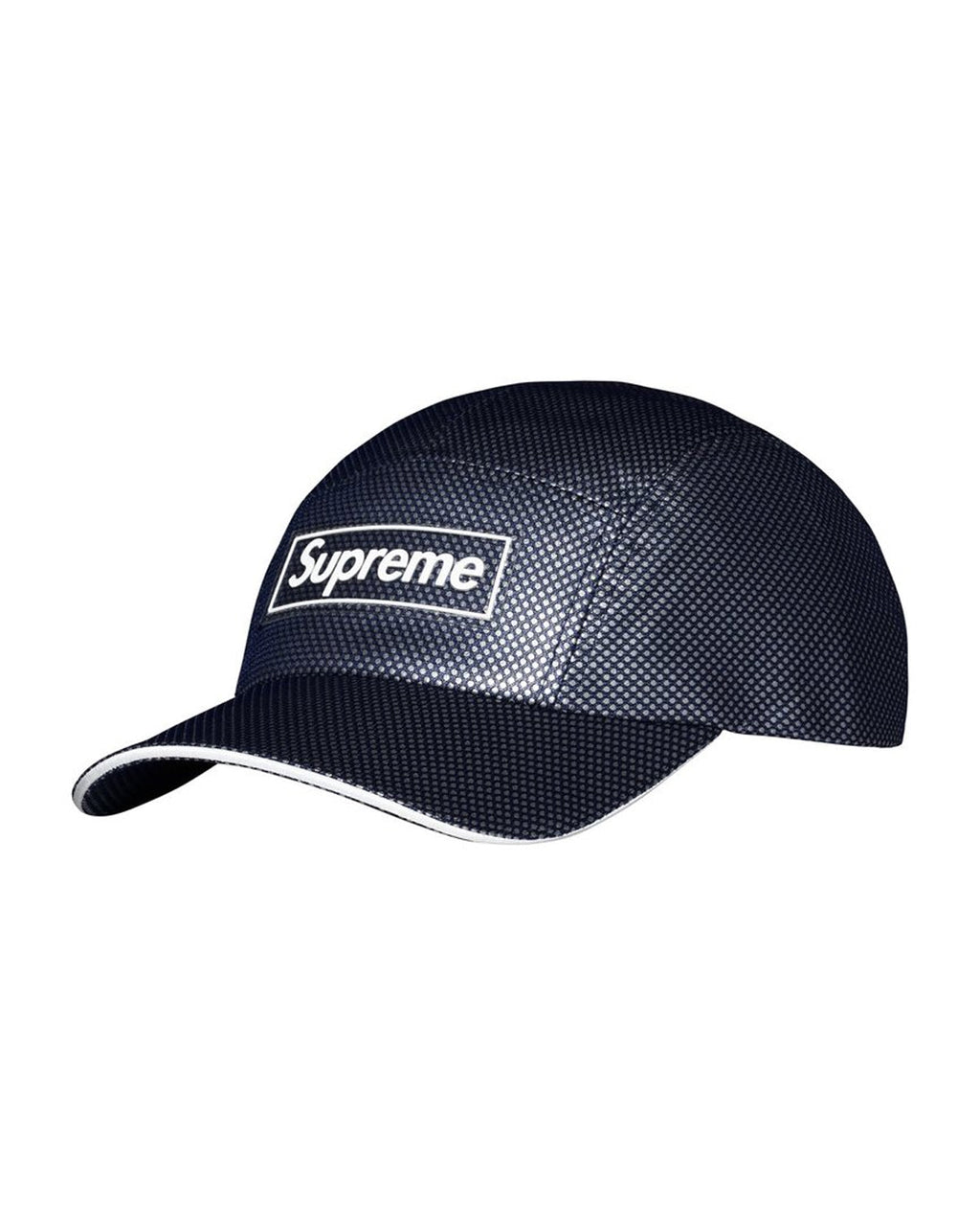 Supreme Metallic Mesh Camp Cap Navy