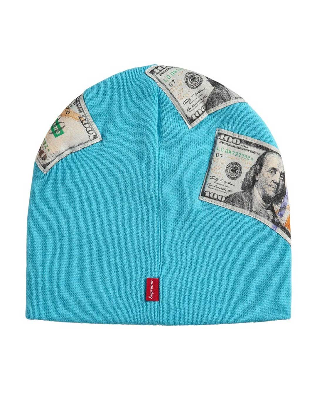 Supreme Money Beanie Light Blue