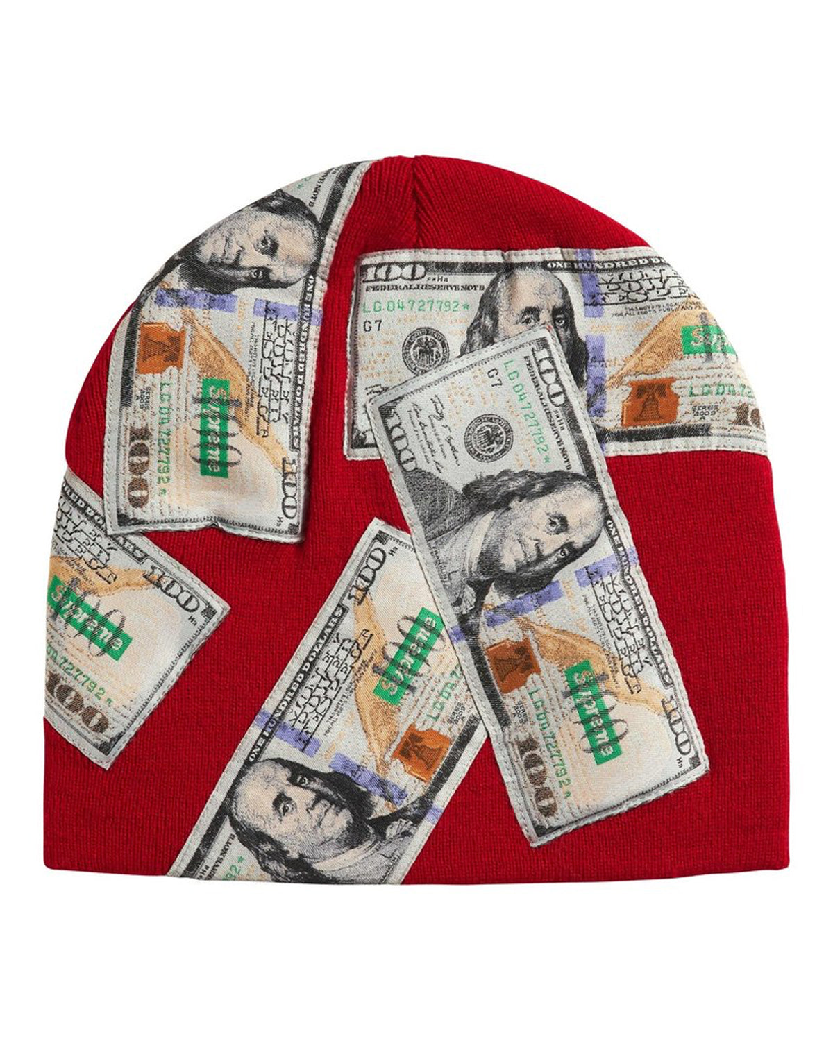 Supreme Money Beanie Red