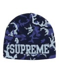 Supreme Reversible Camo Beanie Light Blue