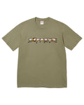 Supreme Skulls Spellout Tee Light Olive