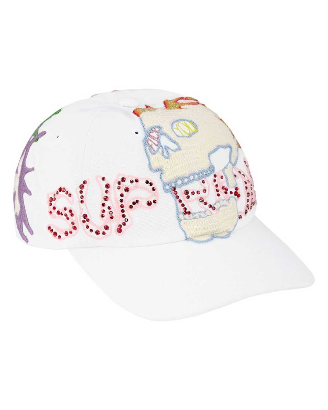 Supreme WFST 6 Panel Hat White