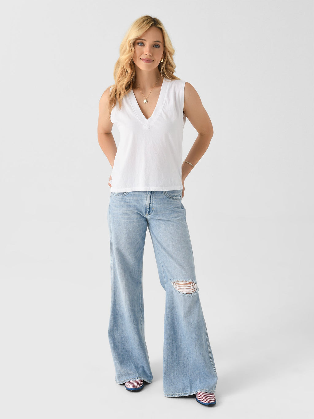 Perfect White Tee Women's Margot Sleeveless Tee