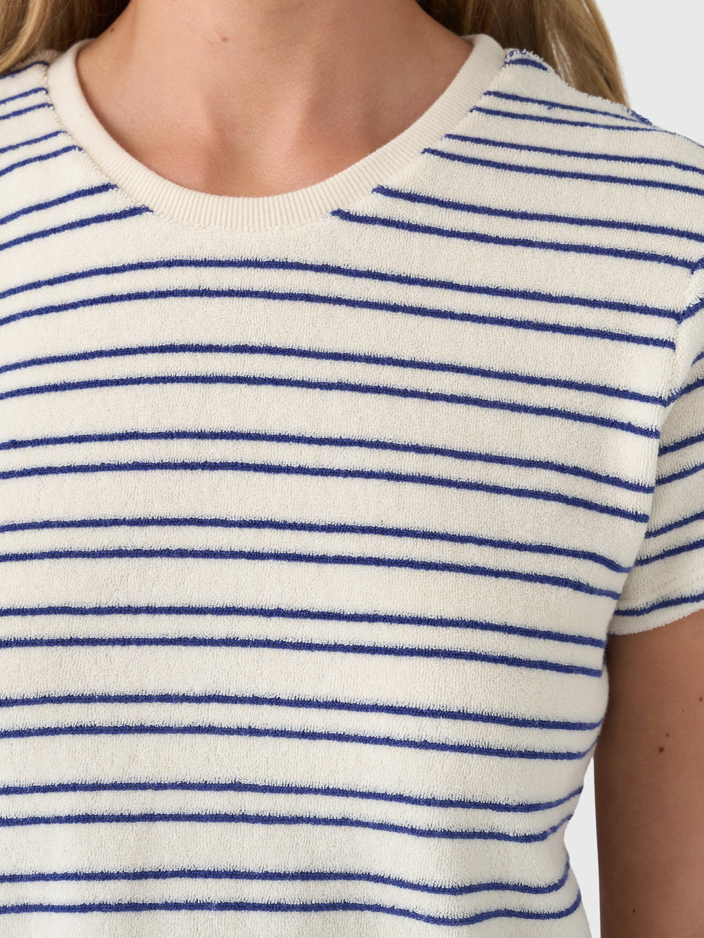 Perfect White Tee Women's Eve Stripe Terry Tee