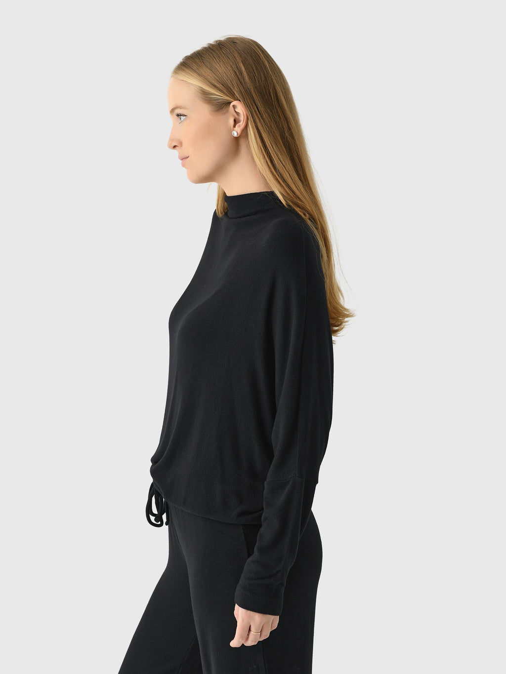 Eberjey Women's Cozy Time Mock Neck Pullover