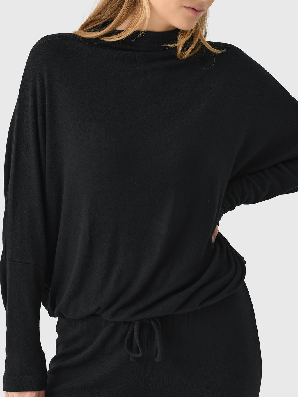 Eberjey Women's Cozy Time Mock Neck Pullover