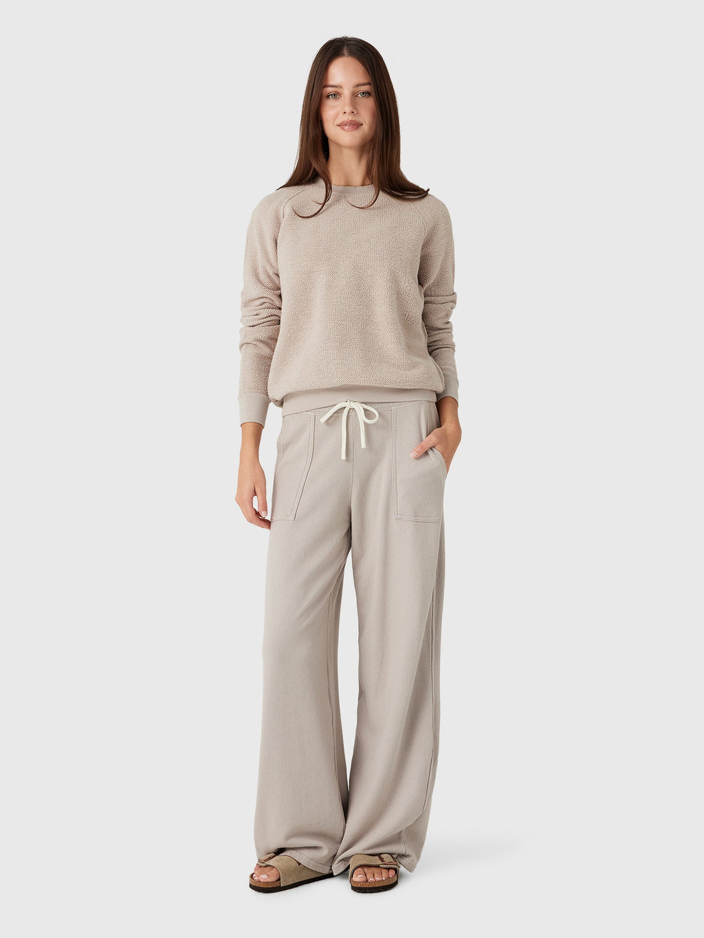 Perfect White Tee Women's Ziggy Reverse Shrunken Sweatshirt