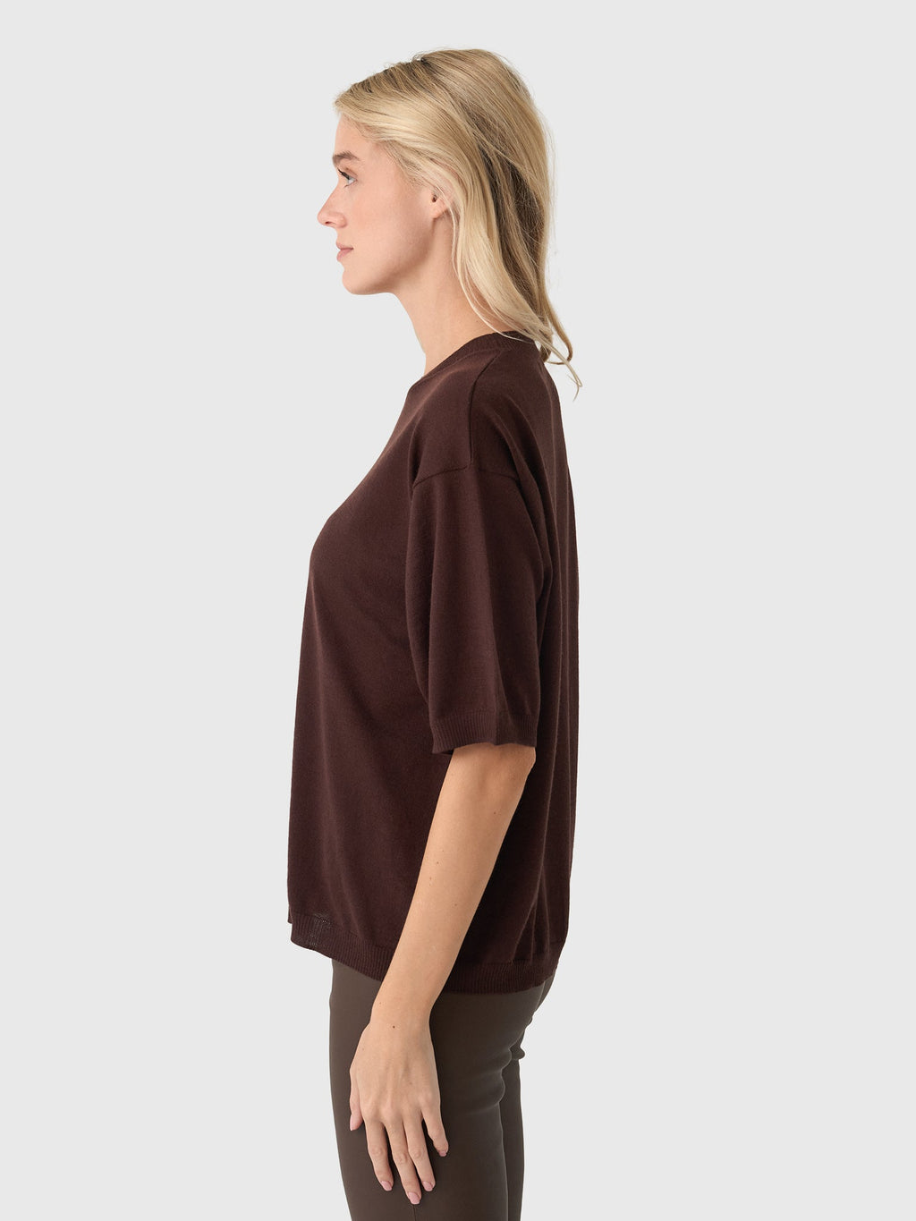 SPRWMN Women's Cashmere Boxy Tee