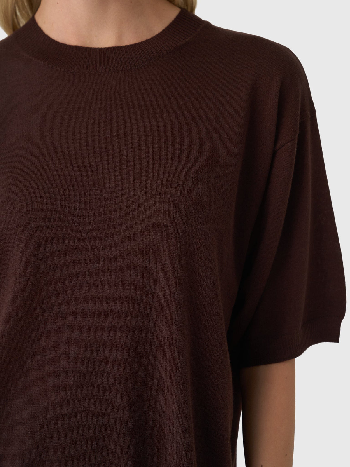 SPRWMN Women's Cashmere Boxy Tee