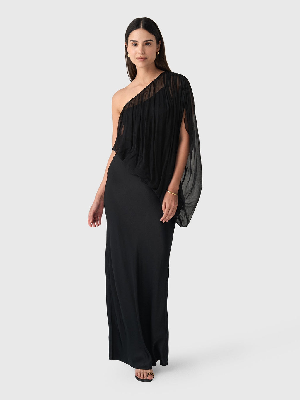 Third Form Women's Solstice One Shoulder Floor Length Dress