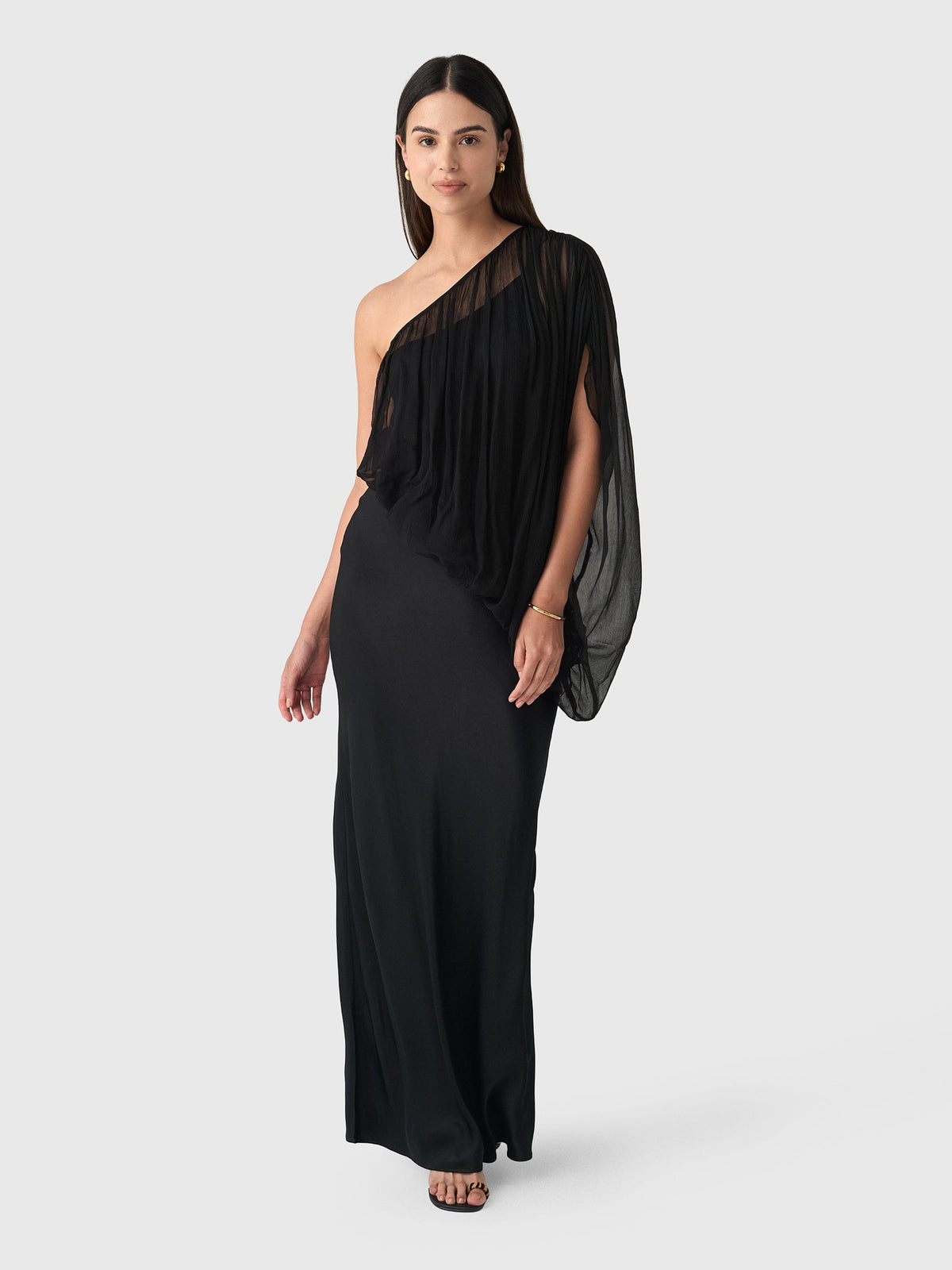 Third Form Women's Solstice One Shoulder Floor Length Dress