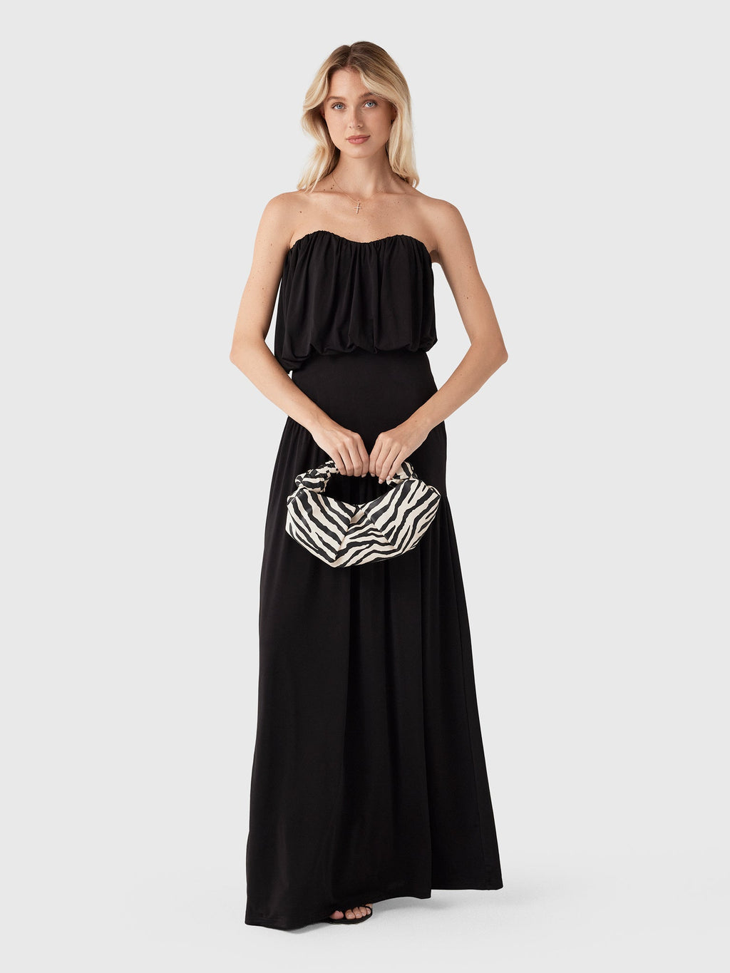 Third Form Women's Withheld Strapless Floor Length Dress