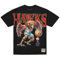 MITCHELL & NESS NBA X LRG WILD ART TEE ATLANTA HAWKS